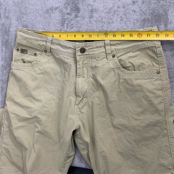 Kuhl Revolvr Pants Men's 36x32” Outdoor Hiking Gorpcore Beige Straight Leg *FLAW - Picture 10 of 16